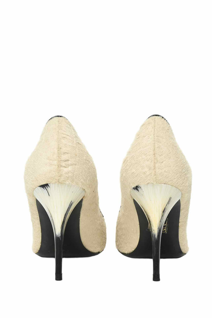 Dries Van Noten Size 37 Fur Pumps