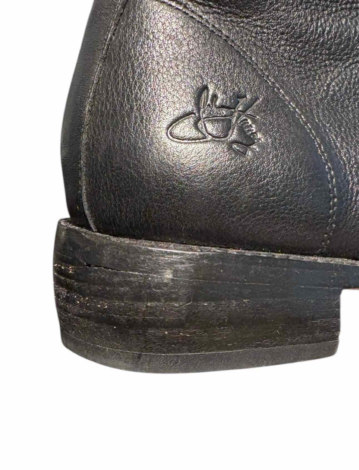 Fluevog Size 9 Ricard Leather Lace-up Ankle Boots