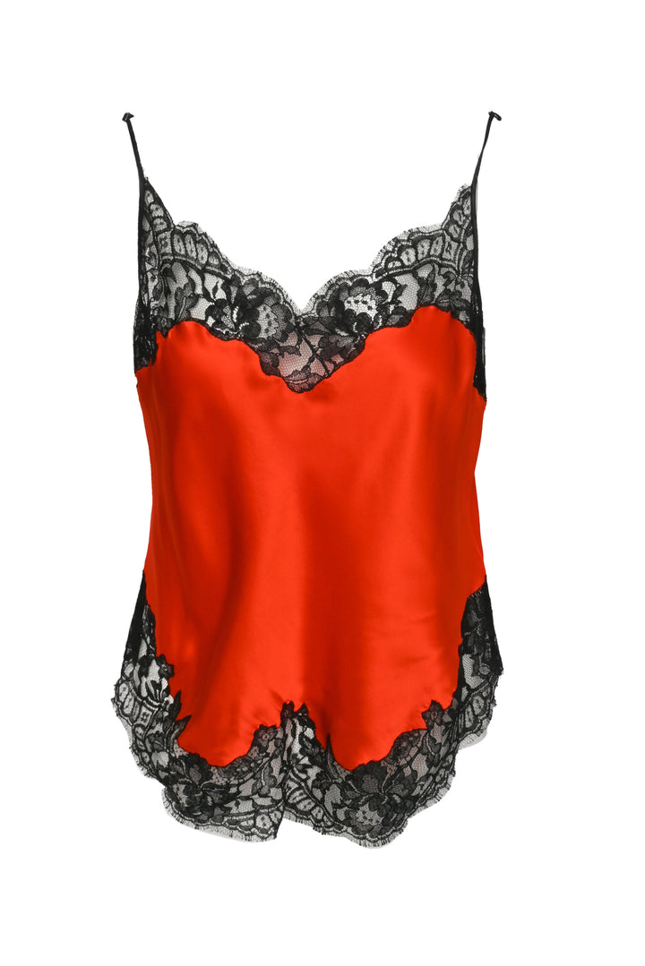 Givenchy Size 10 Silk & Lace Tank Top