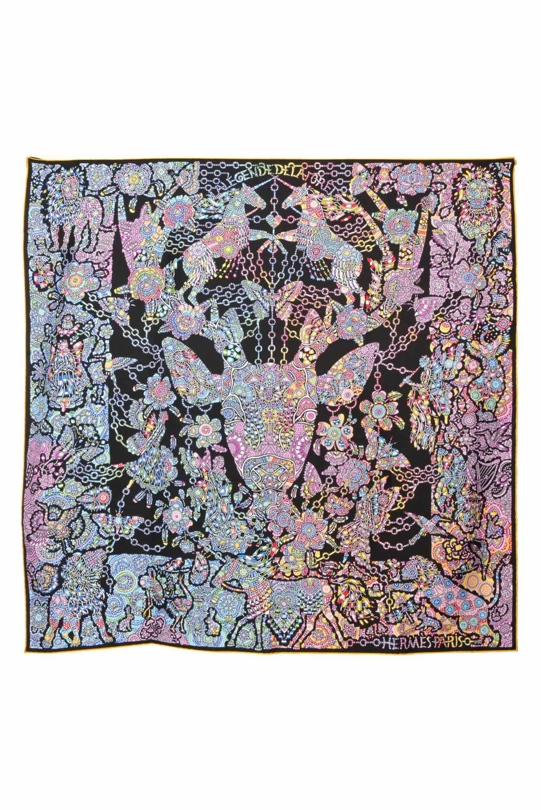 Hermes 'La Legende de la Fore' Silk Scarf