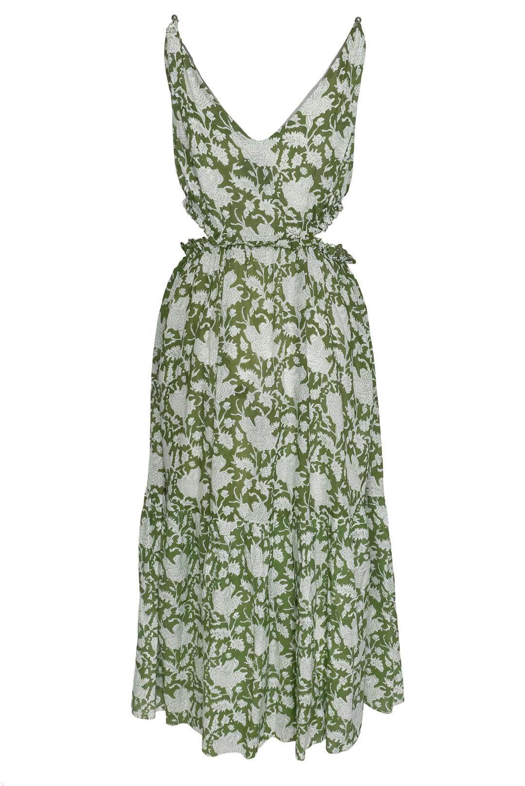 maje Size 38 Printed Maxi Dress