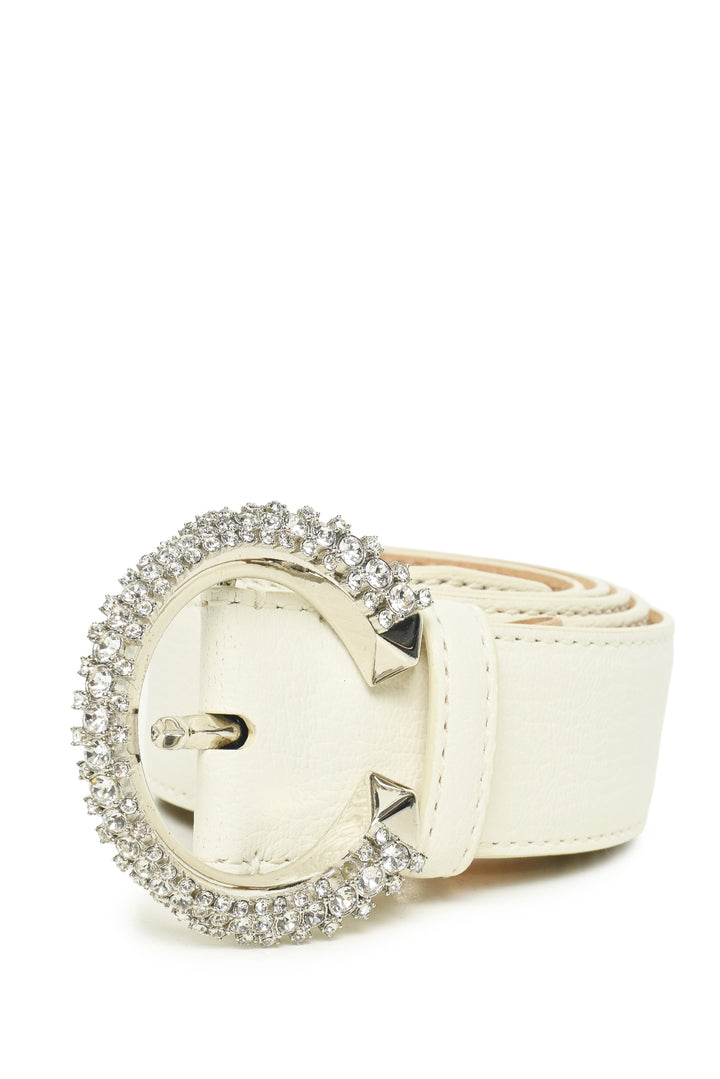 Jimmy Choo Size 85 Madeline Crystal Belt