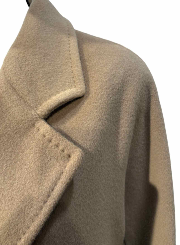 Max Mara Size 4 101801 Icon Double Breasted Wool Blend Coat
