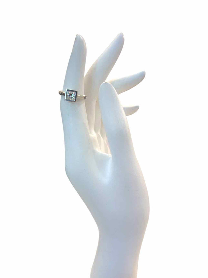 Labratory Grown 1.01 Carat Princess Cut Diamond Size 7 Ring