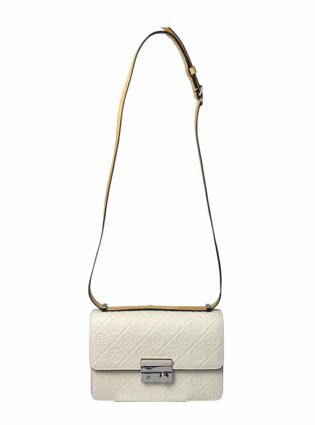 Tory Burch T Monogram Pebbled Leather Purse