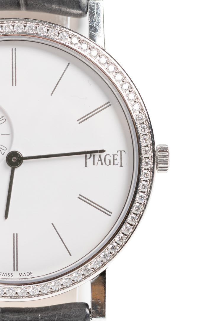 Piaget Altiplano 18K White Gold Diamond Ultra-Thin Watch