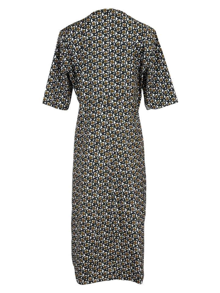 S' Max Mara Size 12 Printed Midi Dress