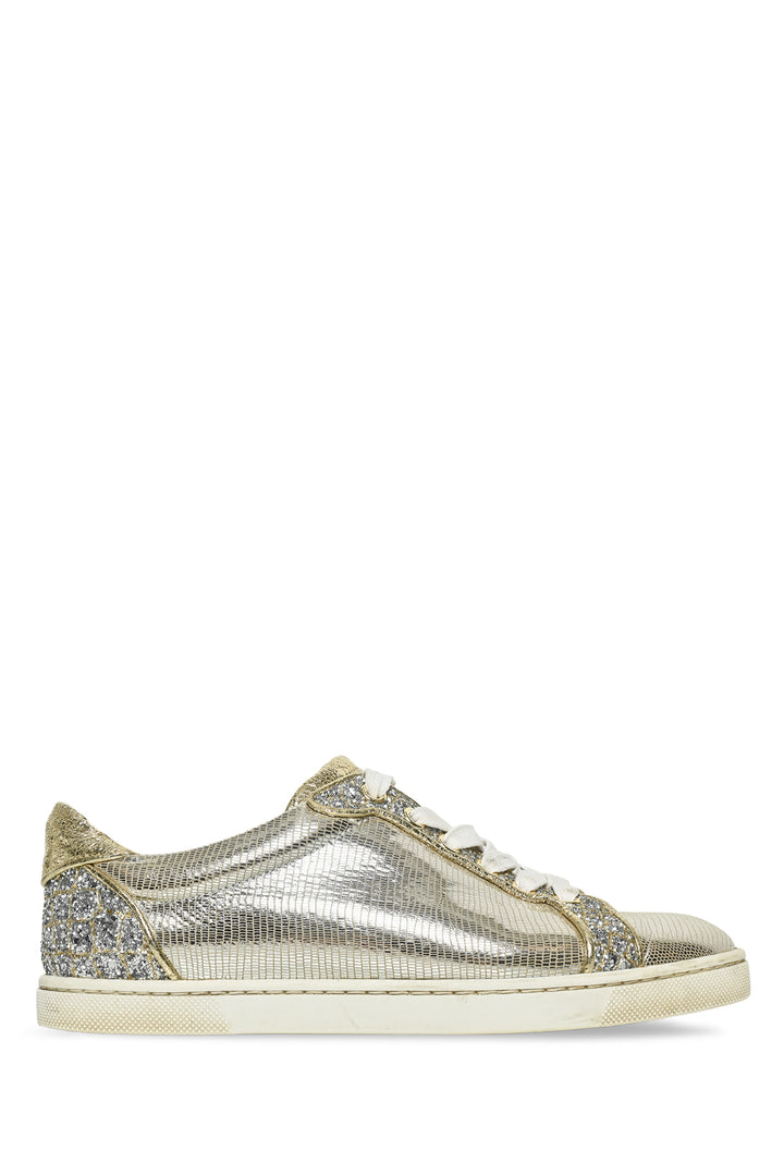 Christian Louboutin Size 36.5 Glitter Disco Seava Sneaker