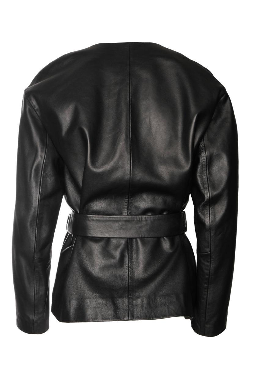 maje Size 36 4 Pocket Lamb Leather Jacket