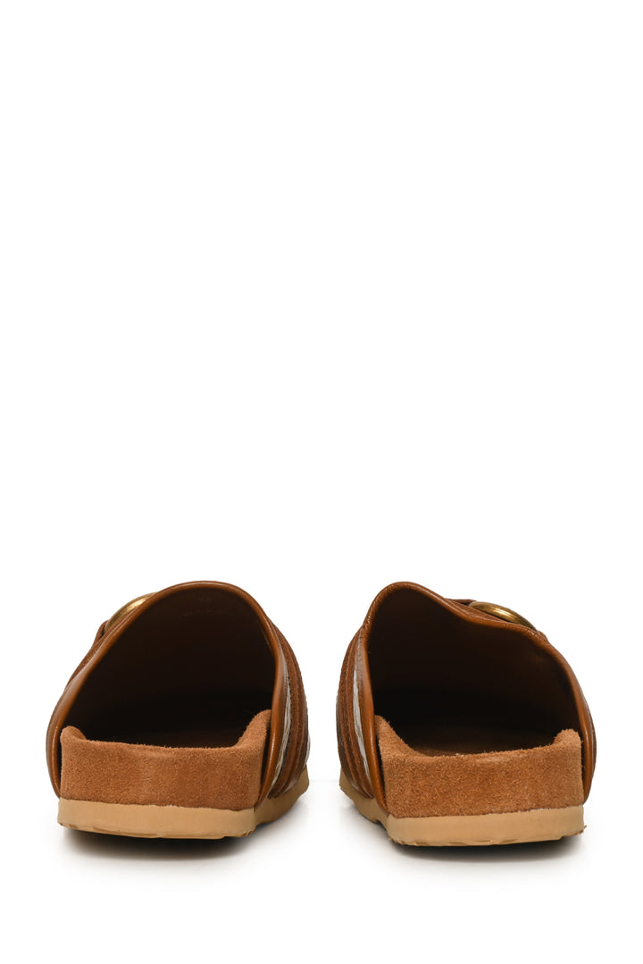 See by Chloe Size 36 Monogram Canvas Gema Mules