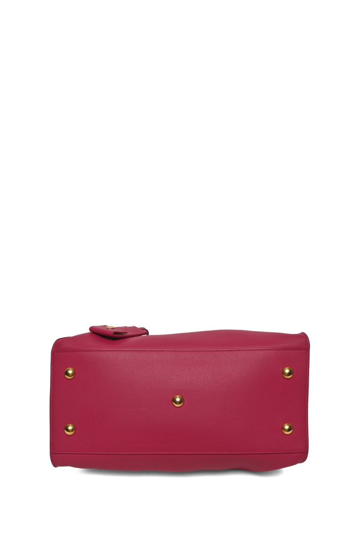 Saint Laurent Calfskin Small Classic Y Cabas Bag