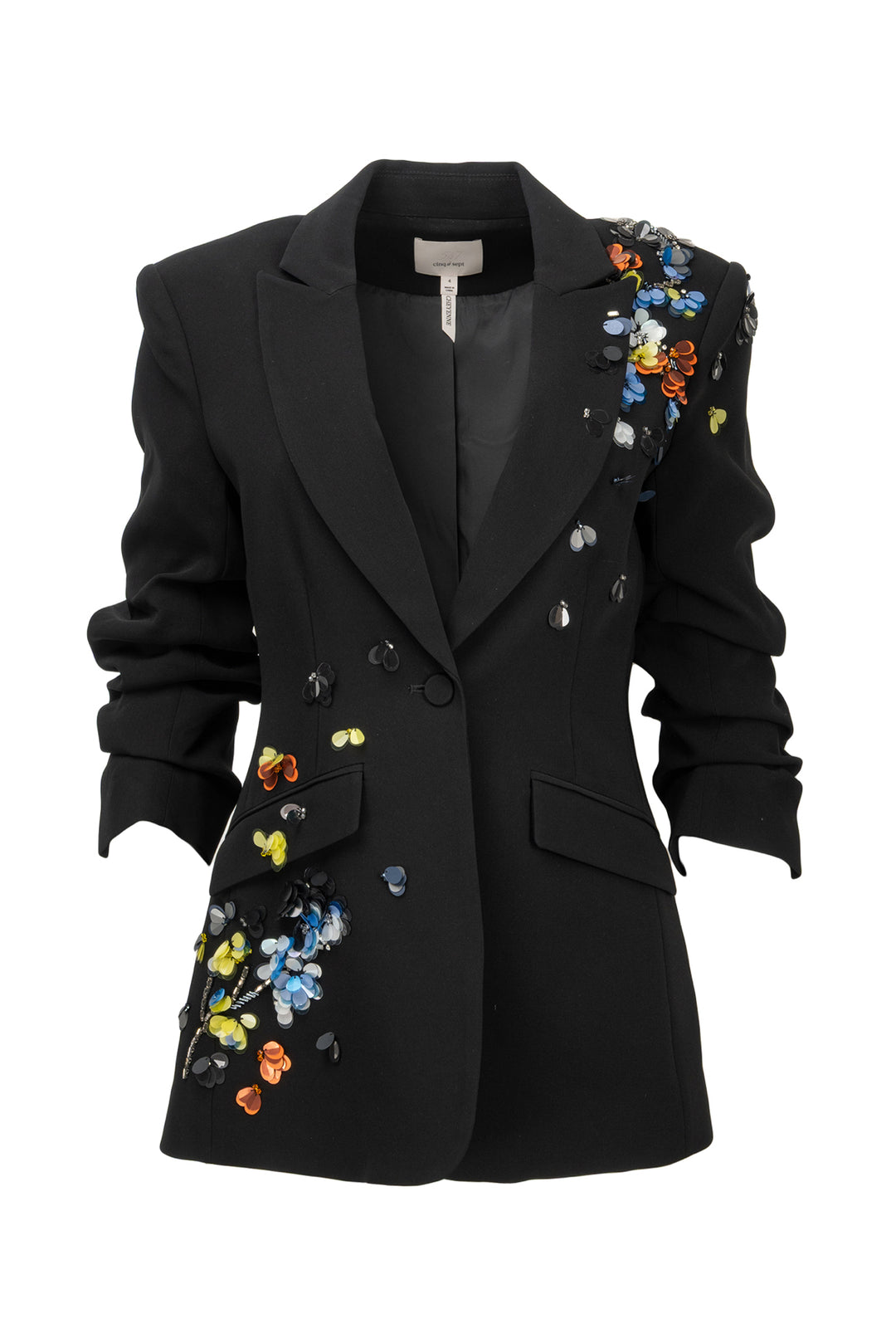 cinq a sept Size 4 Cheyenne Sequin Flower Blazer