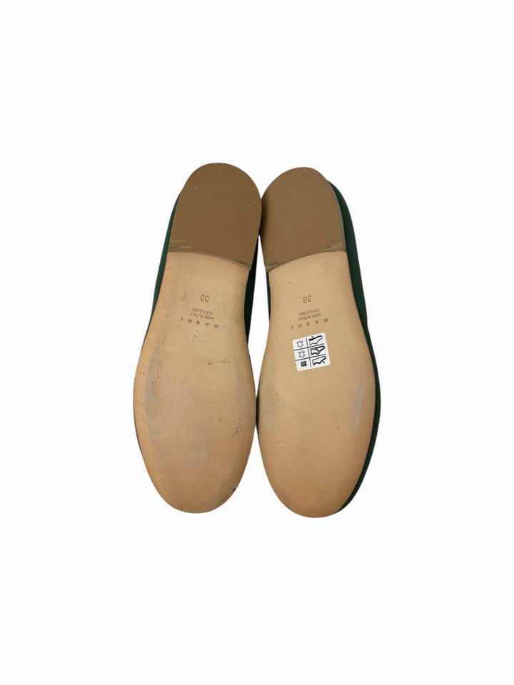 Marni Size 38 Green Fabric Ballet Flats