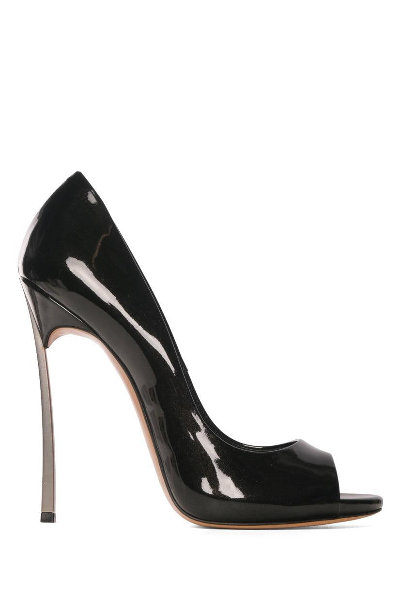 Casadei Size 8 Peep Toe Blade Pumps