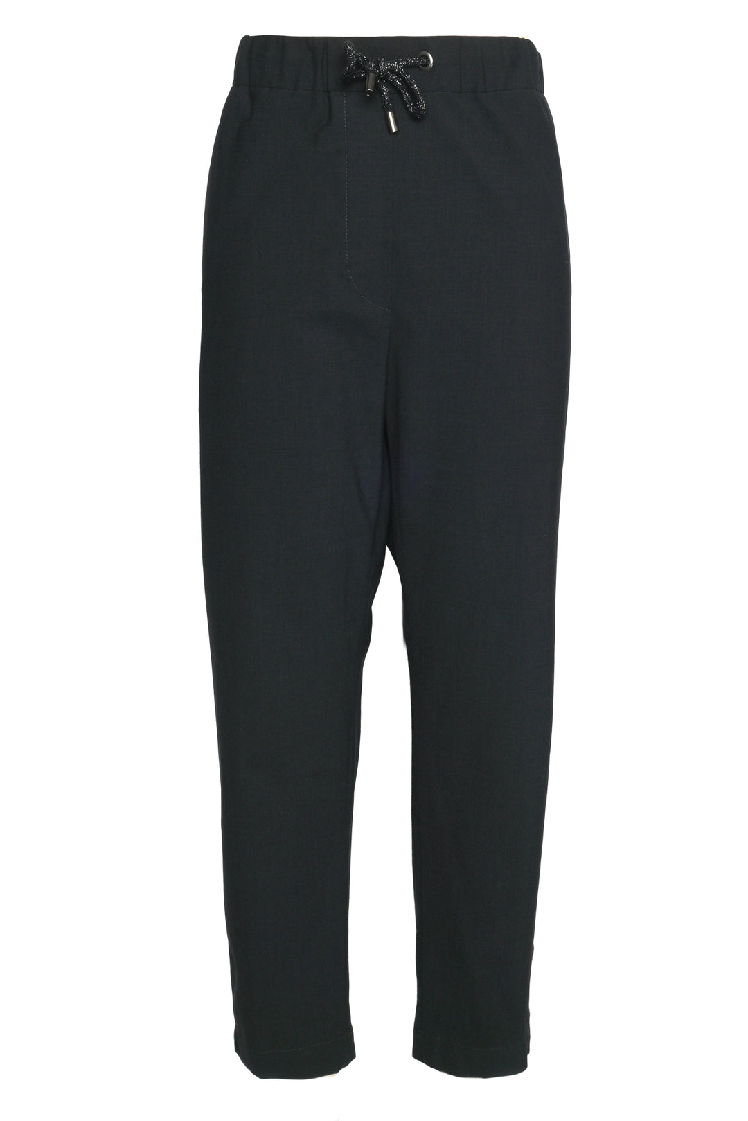 Brunello Cucinelli Size 10 Monili Trim Wool Pants