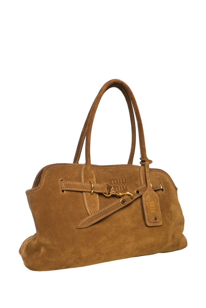 Miu Miu Adventure Suede Bag