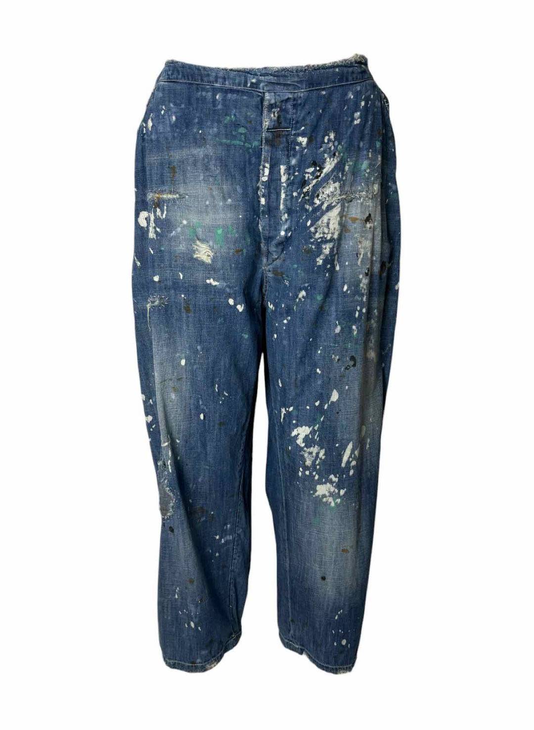 Magnolia Pearl Size OS Distressed Painted Jeans