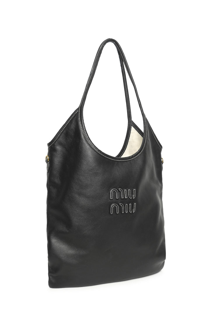 Miu Miu Ivy Leather Tote Bag