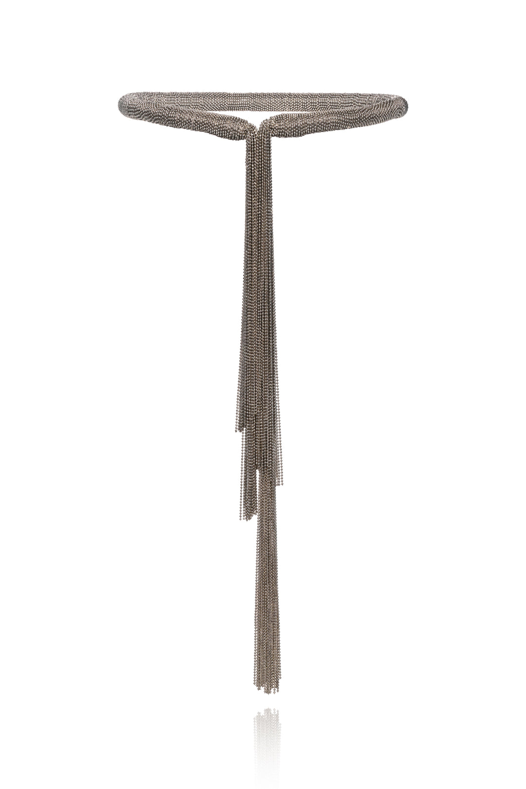 Fabiana Filippi Size OS Beaded Choker w/ Tassels
