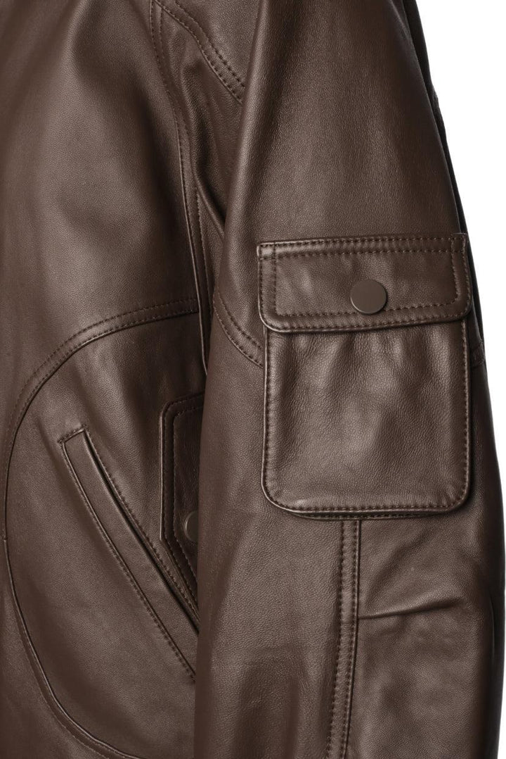 Ducie London Size L Sheepskin Leather Jacket