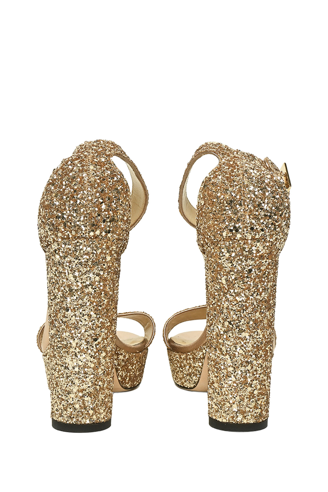 Jimmy Choo Size 37 Holly Glitter Sandals