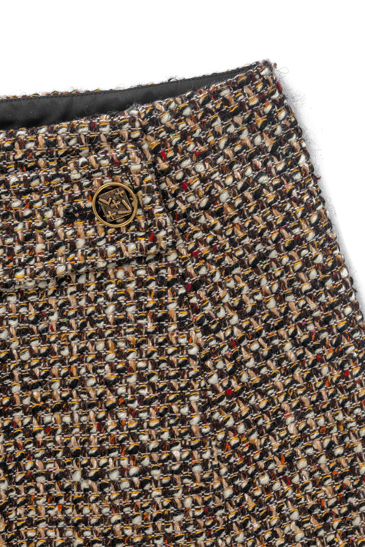 Louis Vuitton Size 36 Tweed Mini Skirt