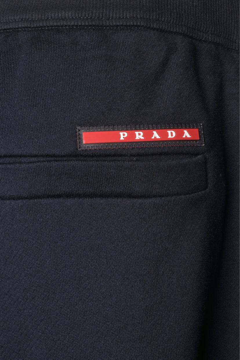 Prada Size L Men's 2017 Back Pocket Logo Sweatpants