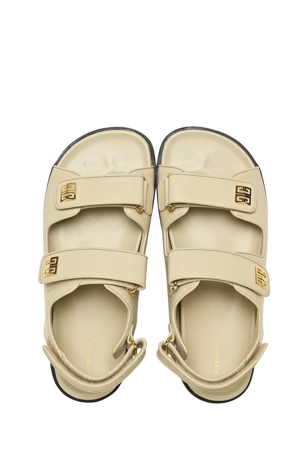 Givenchy Size 38 4G Leather Sport Sandals