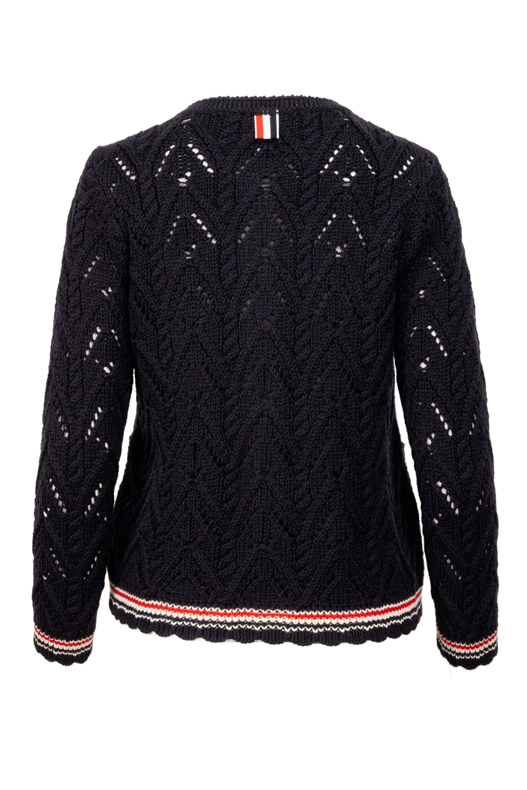 Thom Browne Size 36 Knit Merino Wool Cardigan