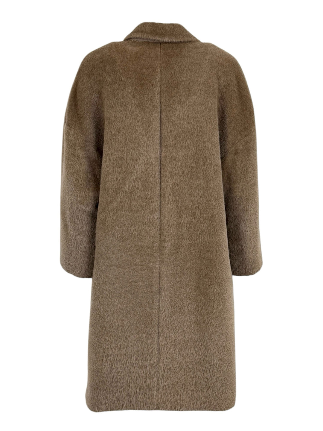 Brunello Cucinelli Size 36 Alpaca & Virgin Wool Double Breasted Coat