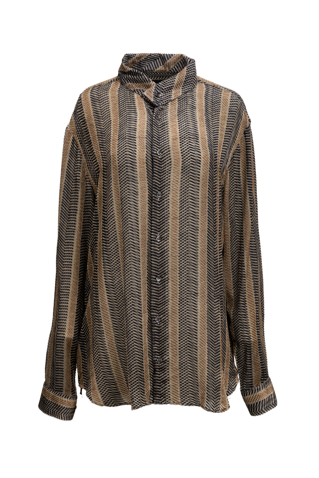 Giorgio Armani Size L Men's Devore Shirt Long Sleeve