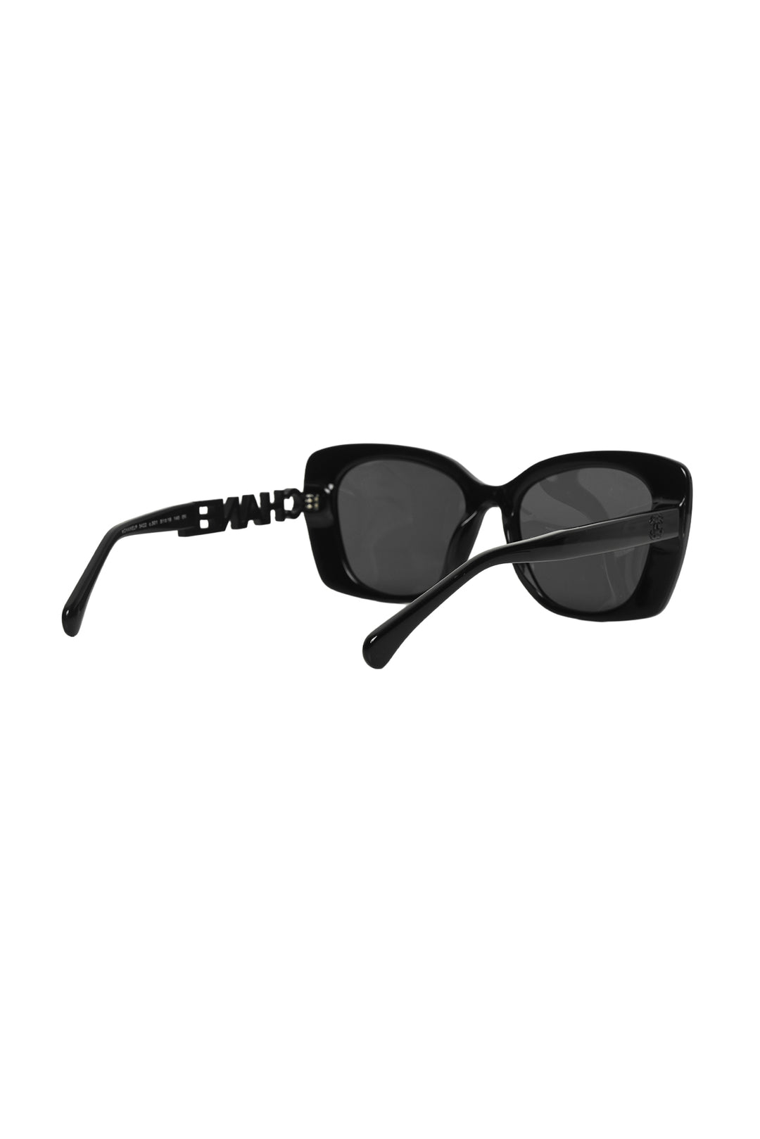 Chanel Embellished Logo Square Sunglasses