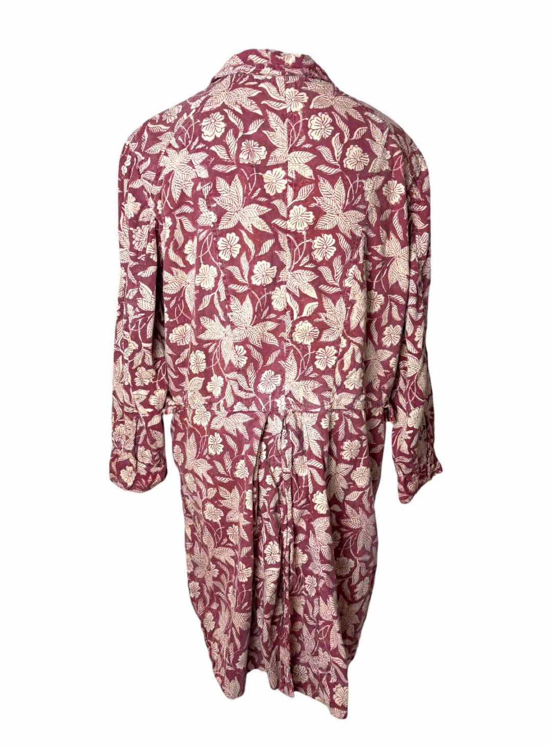 Magnolia Pearl Size OS Floral Distressed Cotton Tuxedo Jacket