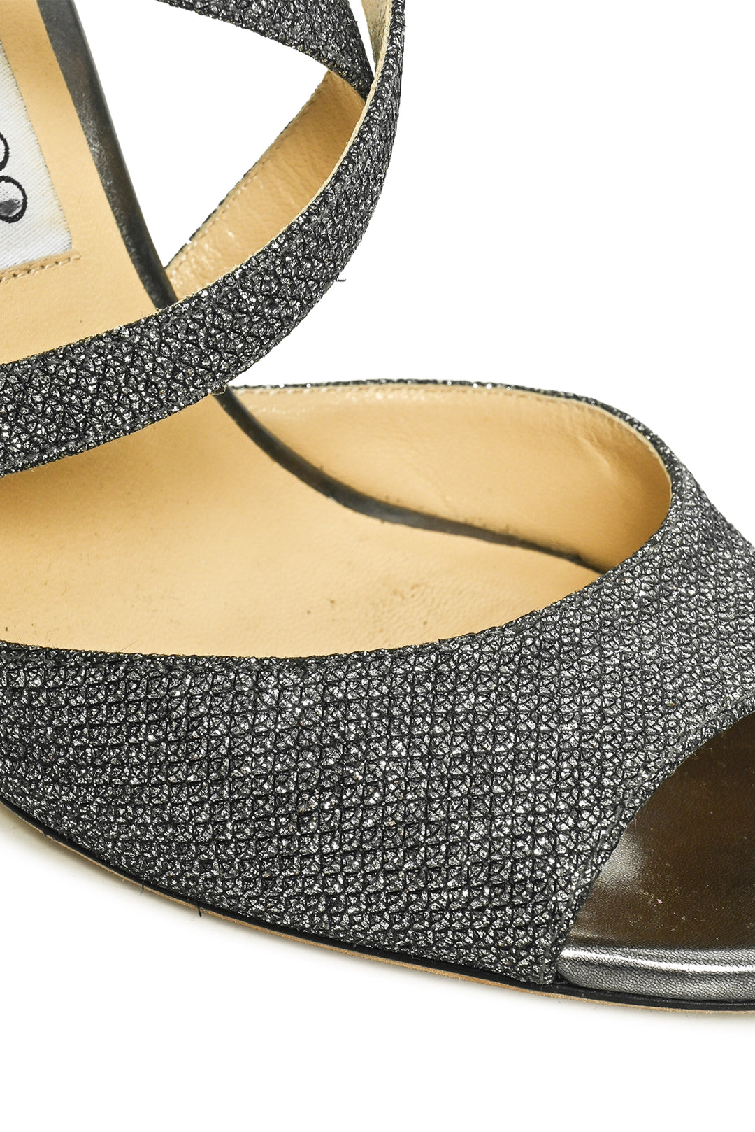 Jimmy Choo Size 38.5 Emily 100 Peep Toe Sandals