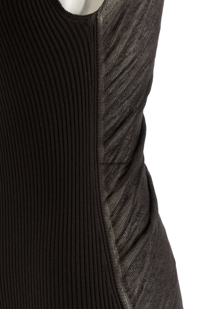 Issey Miyake Size 2 Ribbed Knit Dress