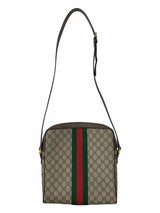 Gucci GG Supreme Monogram Web Medium Ophidia Messenger Bag