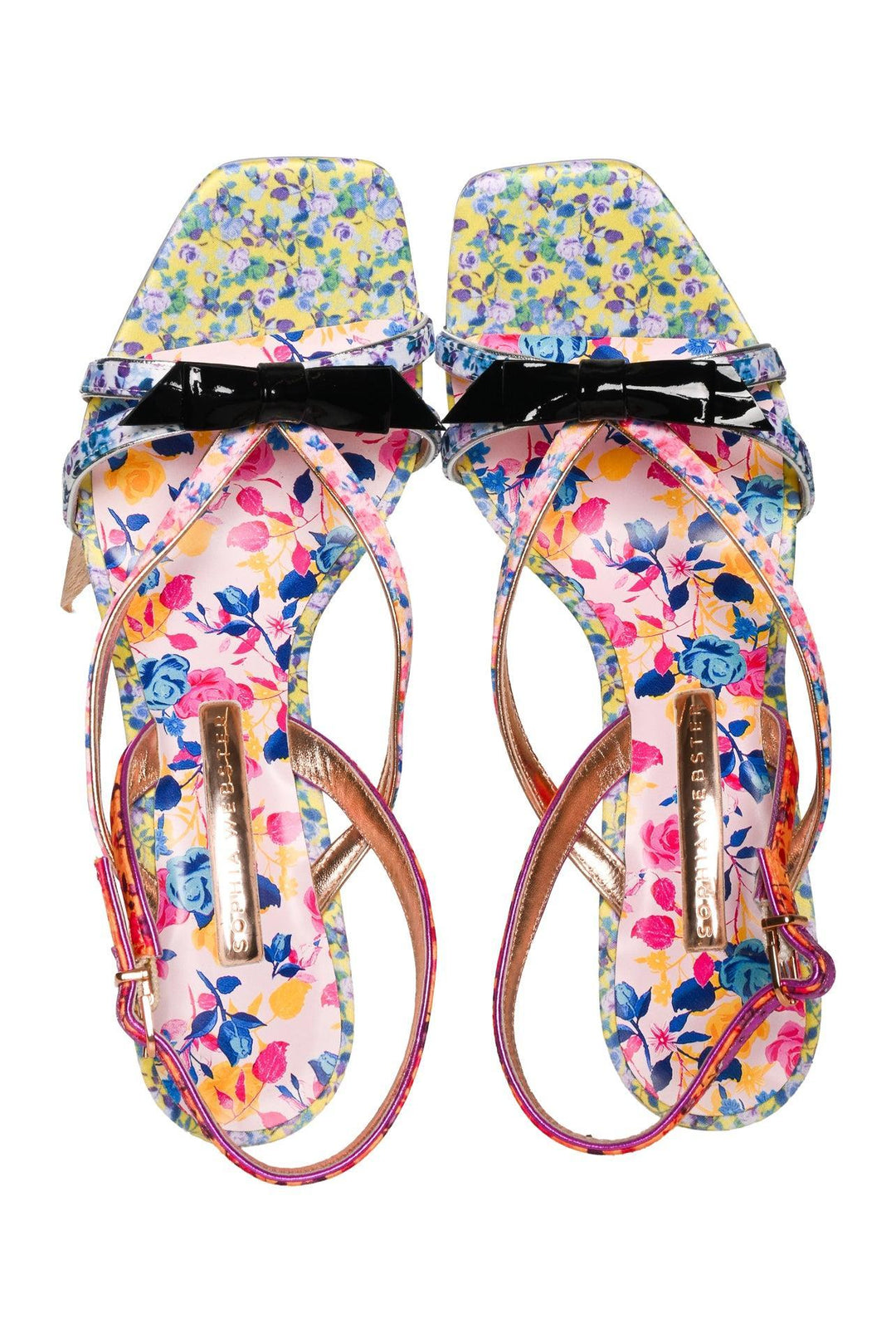 Sophia Webster Size 39 Floral Heeled Sandals