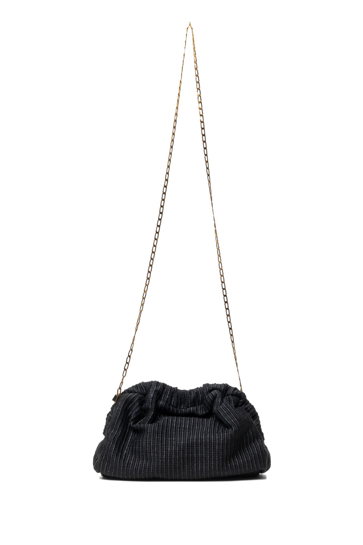 Mansur Gavriel Raffia Mini Cloud Clutch