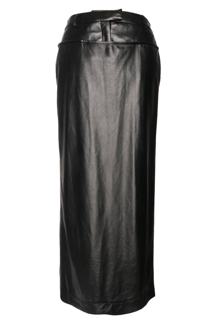 Aya Muse Size S Elfi Faux Leather Maxi Skirt