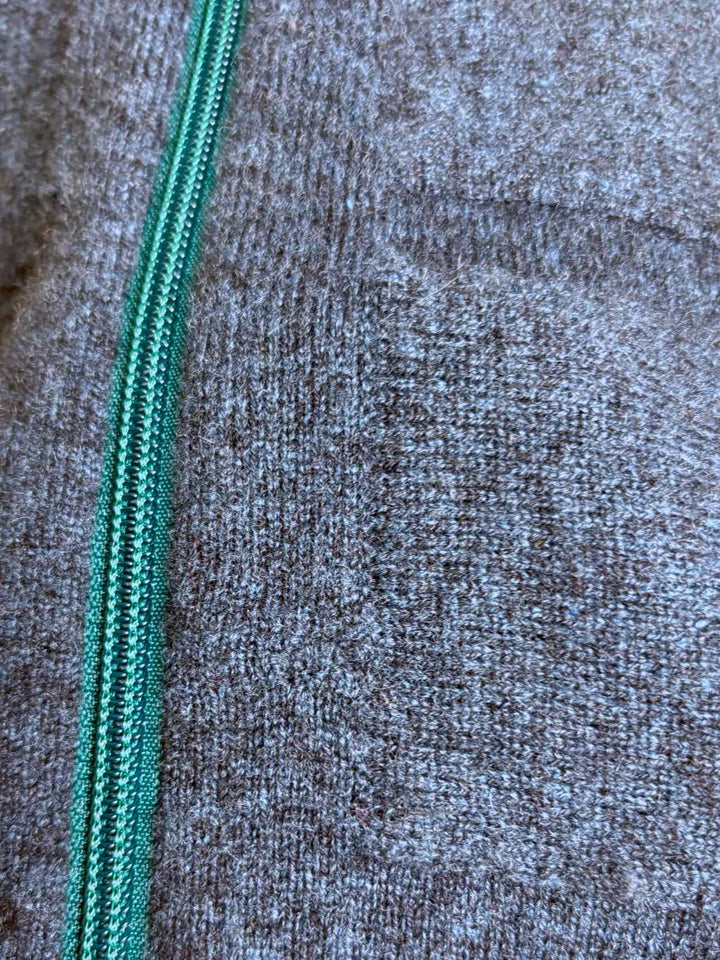 Black Goat Cashmere Zip Size XXL Men's Cardigan