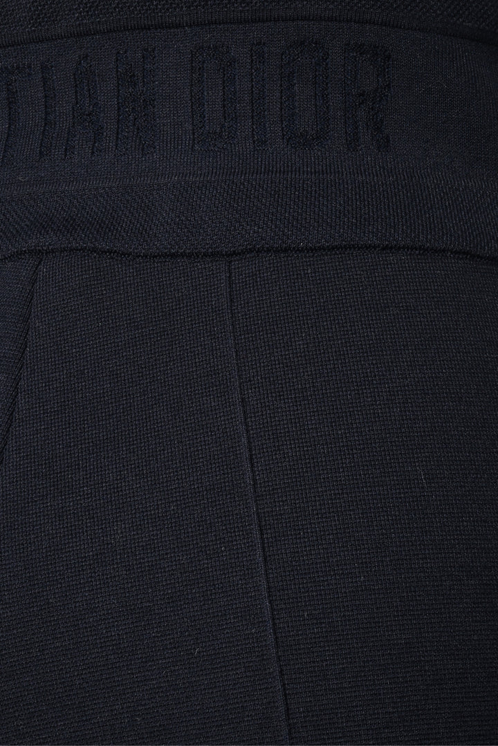 Dior Size 4 High Waisted CD Button Detail Shorts
