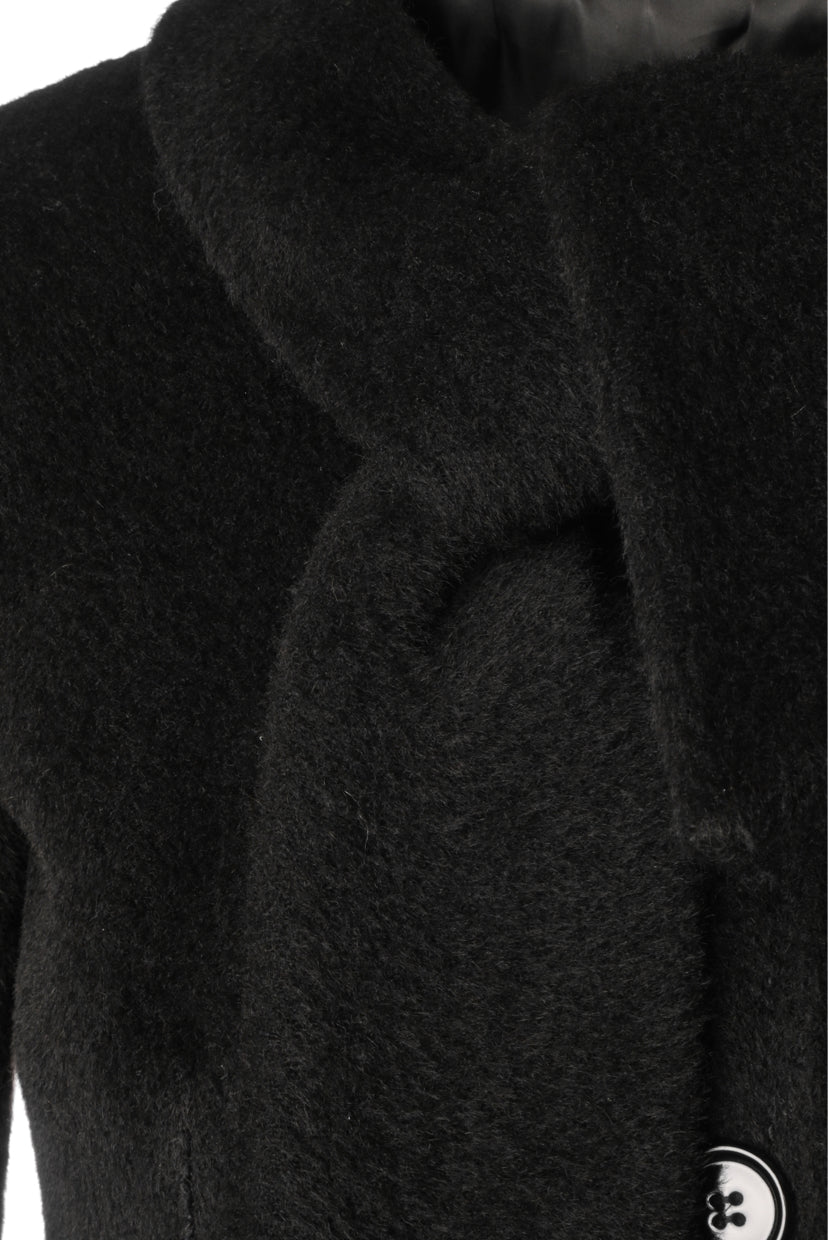 Max Mara Size 4 Alpaca & Wool Button-Up Jacket