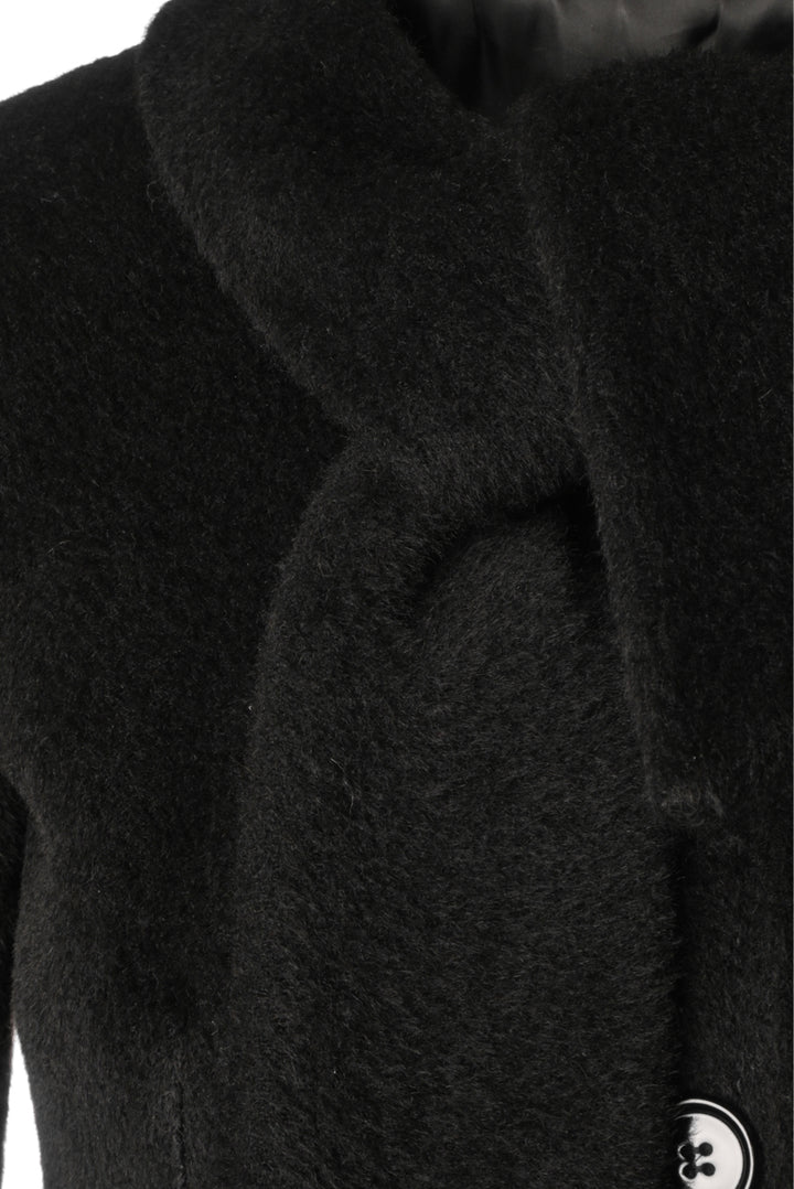 Max Mara Size 4 Alpaca & Wool Button-Up Jacket