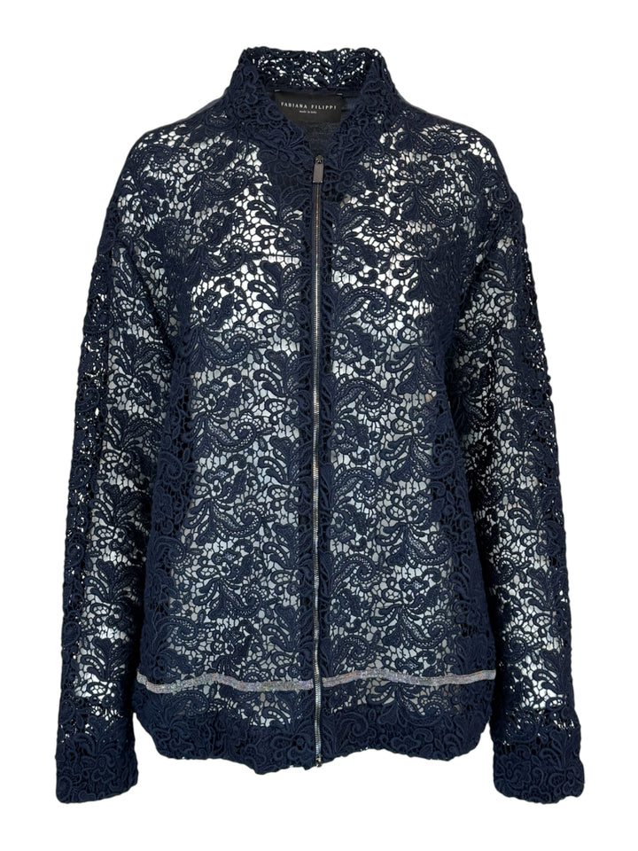 Fabiana Filippi Size L Lace Jacket