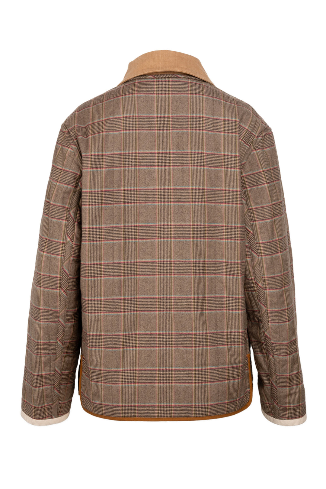 Lanvin Size 48 Reversible Quilted Cotton Shirt Jacket