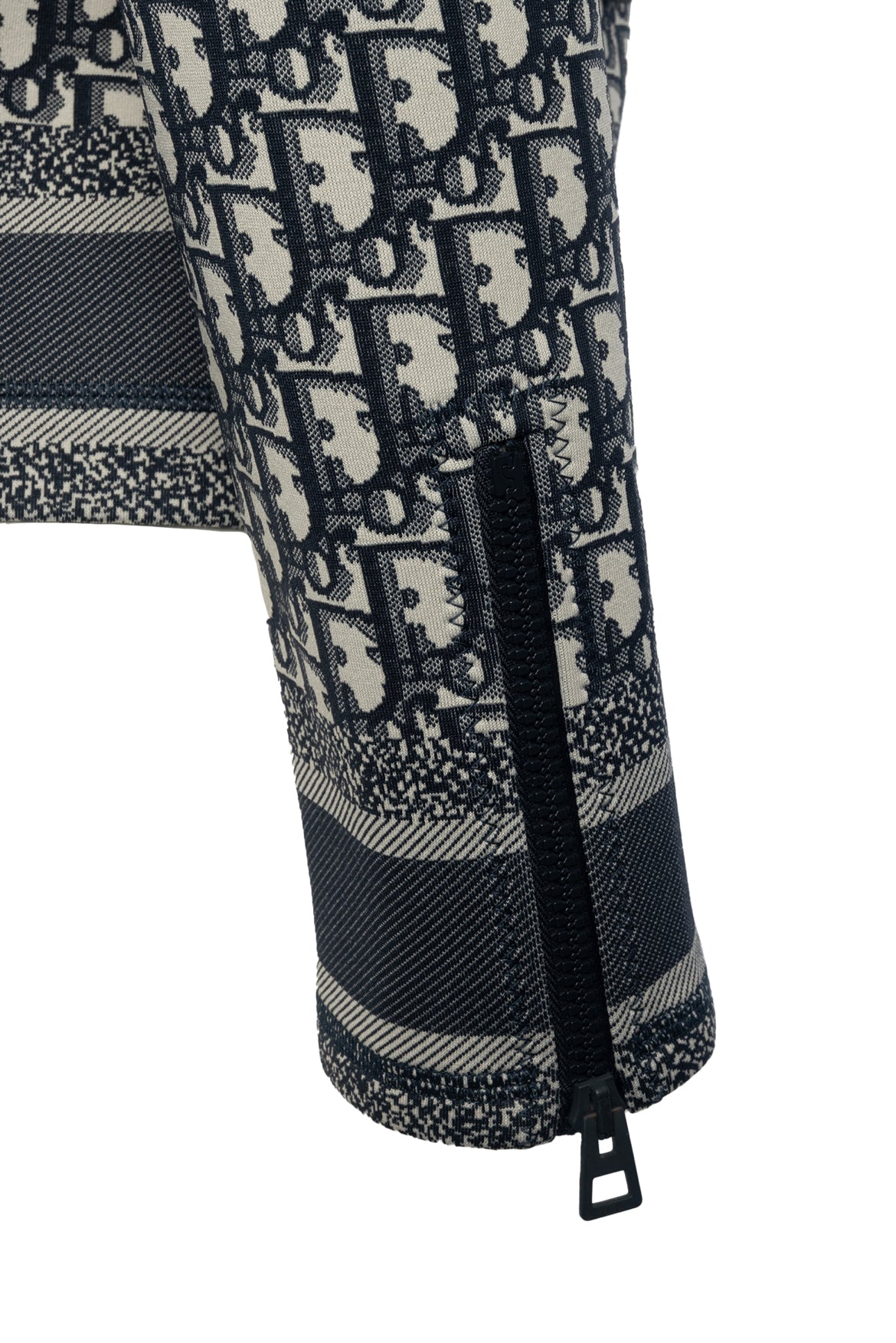 Christian Dior Size 6 2021 Oblique Print Zip Track Jacket - Luxury