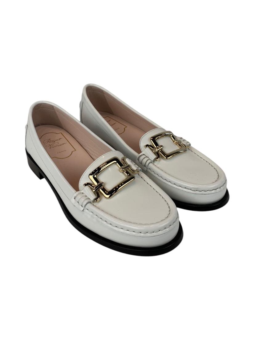 Roger Vivier Size 37 Patent Leather Loafers