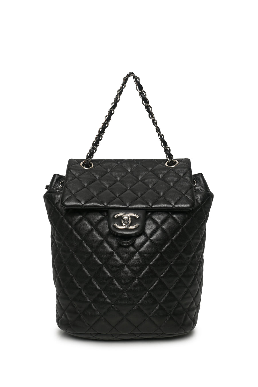 chanel leather backpack 2016 Chanel 2016-2017 Quilted Leather Small Urban Spirit BackPack - Luxury Used Designer Backpack