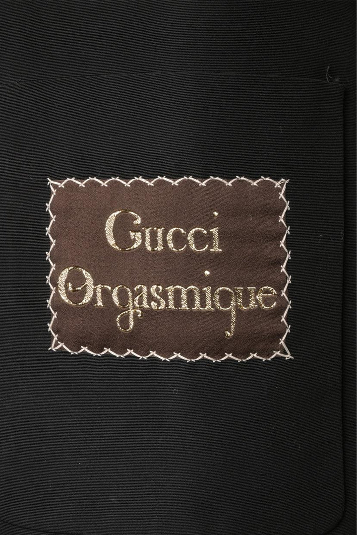 Gucci Size 38 2020 Faille Oversized Orgasmique Patch Pocket Vest