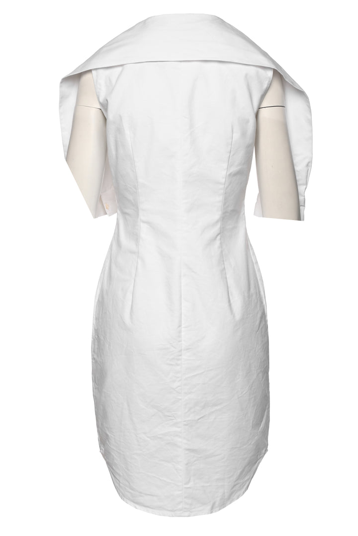 Moschino Couture Size 10 Sleeveless Shirt Dress